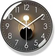 12 inches Wall Clocks Battery Operated, Wall Clocks for Living Room Decor, Kitchen Clock, Bathroom Clock, Decorative Wall Clock, Silent Modern Wall Clock for Home,Classroom, Office (Tasteful)