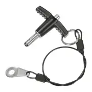T Handle Lock Pins, 6mm Dia. 10mm Usage Length Push-Button Ball Locking Pin