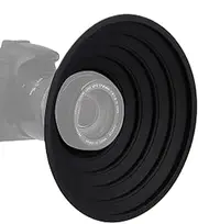 Silicone Camera Lens Hood, Anti Glare Camera Lens Cover, SLR Camera Lens Hood, Camera Lens Shade, Lens for Anti Reflection, Hood for Snow, Dust, Mud, 50 to 70mm Lens Hood, Lens Protector