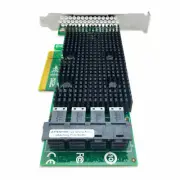 LSI 9400-16i SATA/SAS HBA Controller CARD PCIe 16 Port Support NVME HDD 12 Gbps