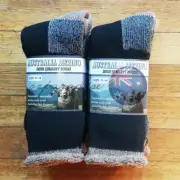 6 PRS 11-14 AUSTRALIAN MERINO WOOL SOCKS CREW WORK EXTRA THICK HEAVY DUTY BROWN