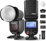 NEEWER Z760-N TTL Flash Speedlite Kit for Nikon Cameras, 76Ws Speedlight with Magnetic Dome Diffuser, 2.4G GN60 1/8000s HSS, TTL/M Quick Switch TCM Key, 480 Full Power Flash, 2600mAh Battery & Charger