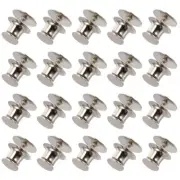 50 Sets Flat Top Buckle Tie Tack Clutch Snap Button Fastener Kit Tacks Pin