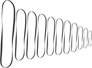 JEWEDECO Rubber Drive Belt for Record Player Pcs Turntable Belt Replacement for Phonograph High Performance