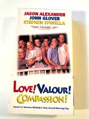 New 'Love! Valour! Compassion!' VHS SEALED with Warner Brothers watermarks