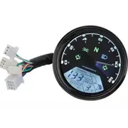 LCD Digital Odometer Motorcycle Speedometer Tachometer Gauge Parts Universal New