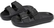 [Gemzon] Children's Clouds Slippers Girls Adjustable Bath Slippers Boys Slides EVA Thick Sole Non-Slip Swimming Pool Beach Slides