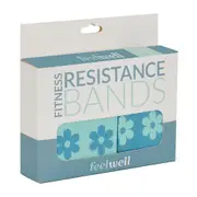 2pc Annabel Trends Exercise Fitness Feel Well Medium/Hard Resistance Bands