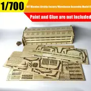 1/700 Zeppelin/Hindenburg Airship Factory Shipyard Hangar Diorama Assembly Kit