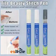 2x Grout Wall Gap Refill Tile Repair Pen Refresher Marker Waterproof Bathroom