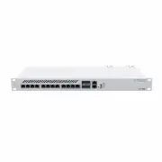 MikroTik CRS312-4C+8XG-RM Cloud Smart Switch, 8 regular 10G RJ45 Ethernet ports,
