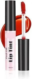 Peel Off Lip Stain, Long Lasting Lip Tint 2ml Waterproof Natural Matte Finish Lipstick Easy Peel & Reveal Lip Gloss Lip Makeup for Women Girls