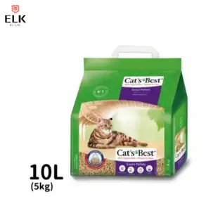 CAT'S BEST 凱優紫標凝結木屑砂-特級無塵 5KG-10L   #凱優 #紫標 #貓砂