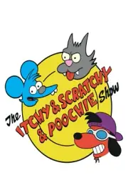 Itchy & Scratchy & Poochie Show Poster 24x36 inch