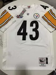 Mitchell & Ness Troy Polamalu 2005 Pittsburgh Steelers Super Bowl Jersey 44 L