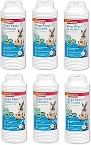 Beaphar Cage Fresh Granules for Rabbit, Guinea Pig, Small Animals 600G X 6 Pack