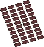 Baluue 100pcs Manicure Tool Nail Bits Sanding Bands Replacement Fine Pedicure Discs Drills Nail Sand Band Circle Gel Grit Grinders Nails Grinding Head Polisher Nail Drill Sanding Ring Red