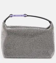 [Eera] Eéra Moonbag embellished mesh shoulder bag One Size silver