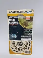 Vintage Apollo Moon Landing View-master Reel Packet SEALED On Card