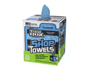 TOOLBOX Blue Shop Towels - Z400 Center-Pull Shop Towels -1 Box/Roll - 200 Sheets