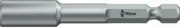Wera HEXAGON NUTSETTER BIT 65mm Strong Magnet - Hex-1/4″, Hex-5/16″ Or Hex-3/8″