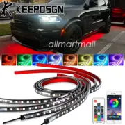 Car RGB LED Strip Underglow Body Kit Neon Lights APP Remote for Dodge Durango