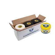 Howies Hockey Stick Tape Black Cloth / White Cloth (6ea) - 12 pack With Tin
