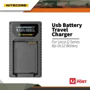 Nitecore Usb Battery Travel Charger - For Leica Q Series Bp-dc12 Battery #ulq