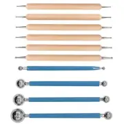10Pcs Polymer Clay Tools Kit Clay Modeling Tools for Painting Embossing Nail Art