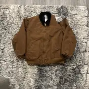 BNWT Carhartt J14 Santa Fe Jacket Quilted Flannel Men’s Size 3XL Brown BRN Y2K