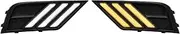 Fog Light Assemblies For VW For Tiguan 2017 2018 2019 Car LED Daytime Running Light Fog Lamp DRL With Turn Signal Dual White Yellow Bumper Fog Lights Assembly
