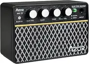 AZOR Mini Electric Guitar Amp 10W Recharged Battery Guitar Amplifier Wireless Amp with Clean and Drive Channels with 3.5mm Headphone Output