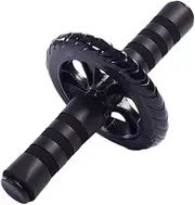 Ab Wheel Gym Abdominal Wheel Functional Ab Machines for Home Exercise Ab Exercise Equipment Workout Equipment Abdominal Trainers Sponge Black