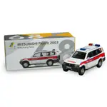 ☆勳寶小車舖【現貨】TINY 微影 城市 香港 68 三菱 MITSUBISHI PAJERO 2003 警車