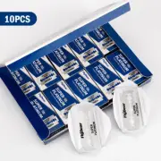 10 Pcs Stainless Steel Shaver Blades Men Double Edge Razor Sharp Thin Blade