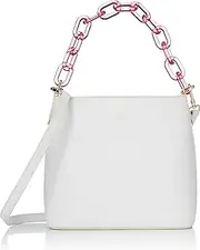 [Furla] 1007-BZ000 PENNY S Backpack Bag W/CHAIN Women's Shoulder Bag, CHALK (1007-BZ000)