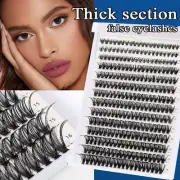 DIY Lash Extension Kit 280Pcs Individual Lashes Cluster C/D Curl Eyelash
