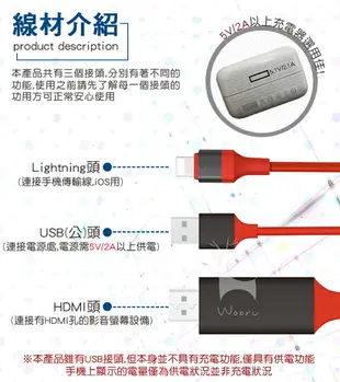 【iPhone小螢幕變大螢幕】iphone轉hdmi 同屏器 1080p 影音轉接線 lightning轉hdmi 手機投影 手機to電視轉接線 螢幕分享器 MHL HDTV cable iPhone投影 手機投屏轉接線