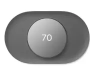 New In Box Google Nest Thermostat Trim Kit - Made for the Google Nest - Charcoal