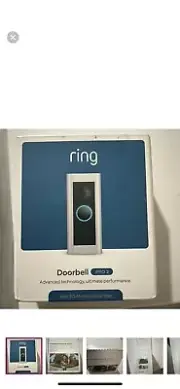 Ring Video Doorbell Pro 2, FACTORY SEALED, HARDWIRE, NIB,3D MOTION DETECTION