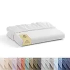 100% Cotton Percale Weave Fitted Sheet, King Size, White, 1 Deep Pocket