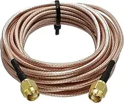 1Pcs RG316 SMA Male Plug to SMA Male Connector Wire Terminal Crimp RF Coaxial Jumper Pigtail Cable for Radio Antenna 4inch~20M(8M)