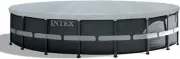 INTEX Deluxe Pool Cover, 18 Feet, Grey