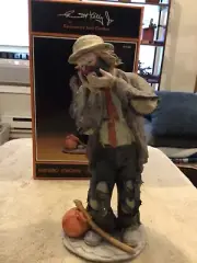 Flambro Emmett Kelly Jr. Clown Figurine #9845 The Toothache 10" Limited Edition