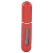 Travel Perfume Bottle by FragranceX Mini Travel Refillable Spray with Cap Refills from Any Fragrance Bottle (Maroon) .135 oz for Men