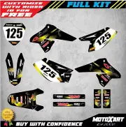 Custom Graphic Kit BARBED STYLE decals Fits SUZUKI DRZ 125 2008 - 2020 models