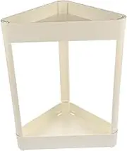 ANDRESLAD Corner Storage Shelf Bathroom Organizer Space Saving Design for Countertop Use Kitchen and Bathroom