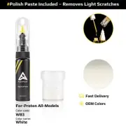 Touch Up Paint For Proton All Models W83 White With Polish Paste
