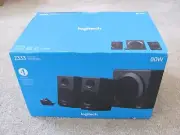 Brand New Logitech Z333 2.1 Speaker system with Headphone Jack (3-Piece) - Black