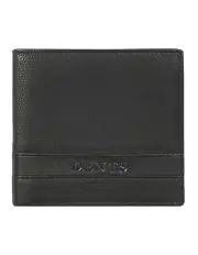 [Dents] Pebble Grain Leather Bifold Wallet with RFID Blocking in Black